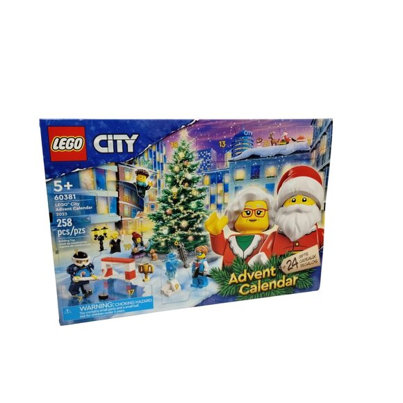 Lego City 2023 Advent Calendar 24 Gifts to Open 7 Minifigs Accessories 60381 New - Picture 1 of 8